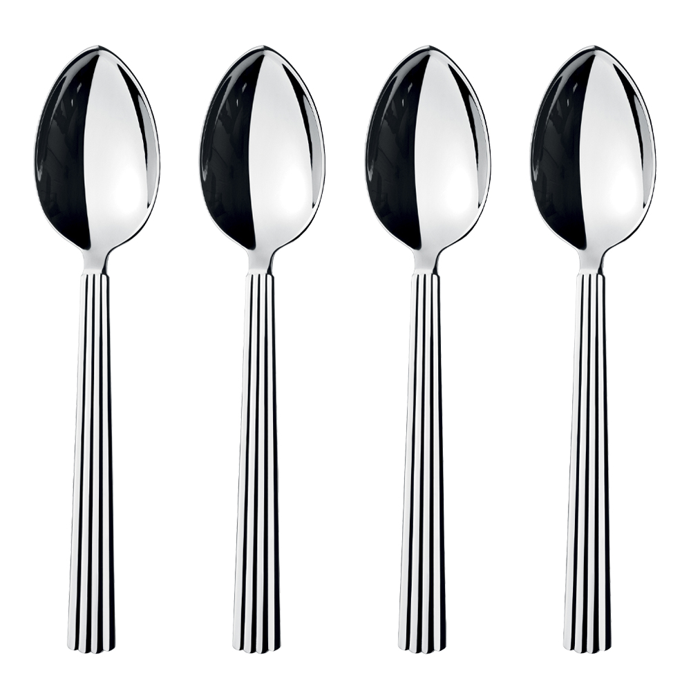 Georg Jensen - Bernadotte dessertskje 4 stk blank