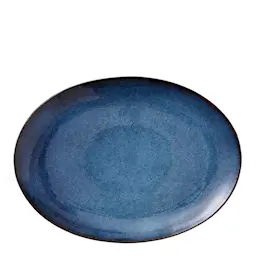 Bitz Fat Oval 45x34 cm Mörkblå 