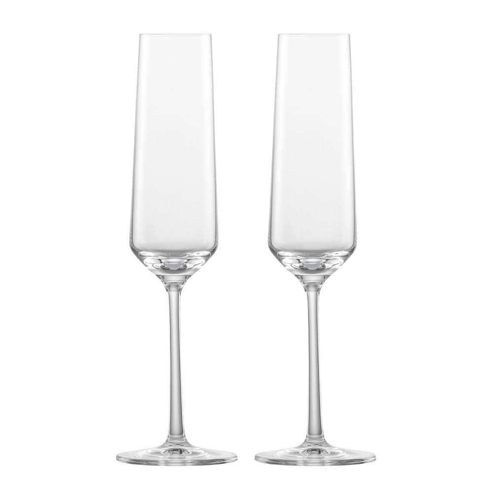 Läs mer om Zwiesel - Pure Champagneglas 21 cl 2-pack Klar