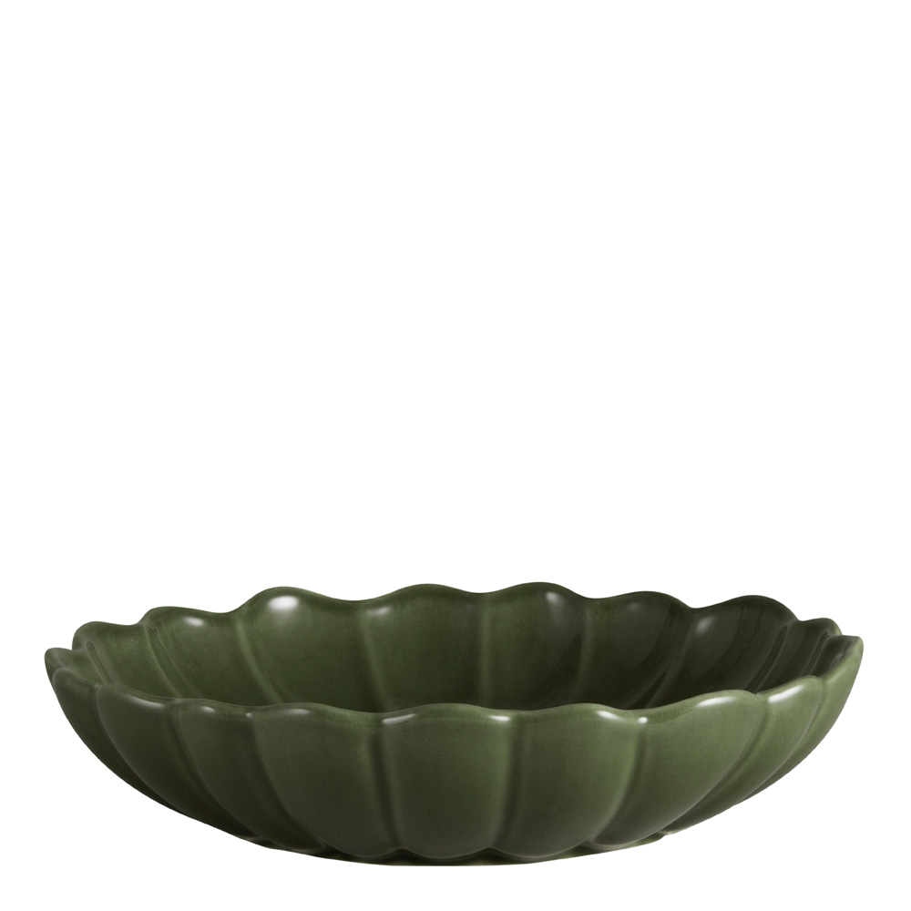 Table Top Stories - Lotus Tallrik Djup 21 cm Grön