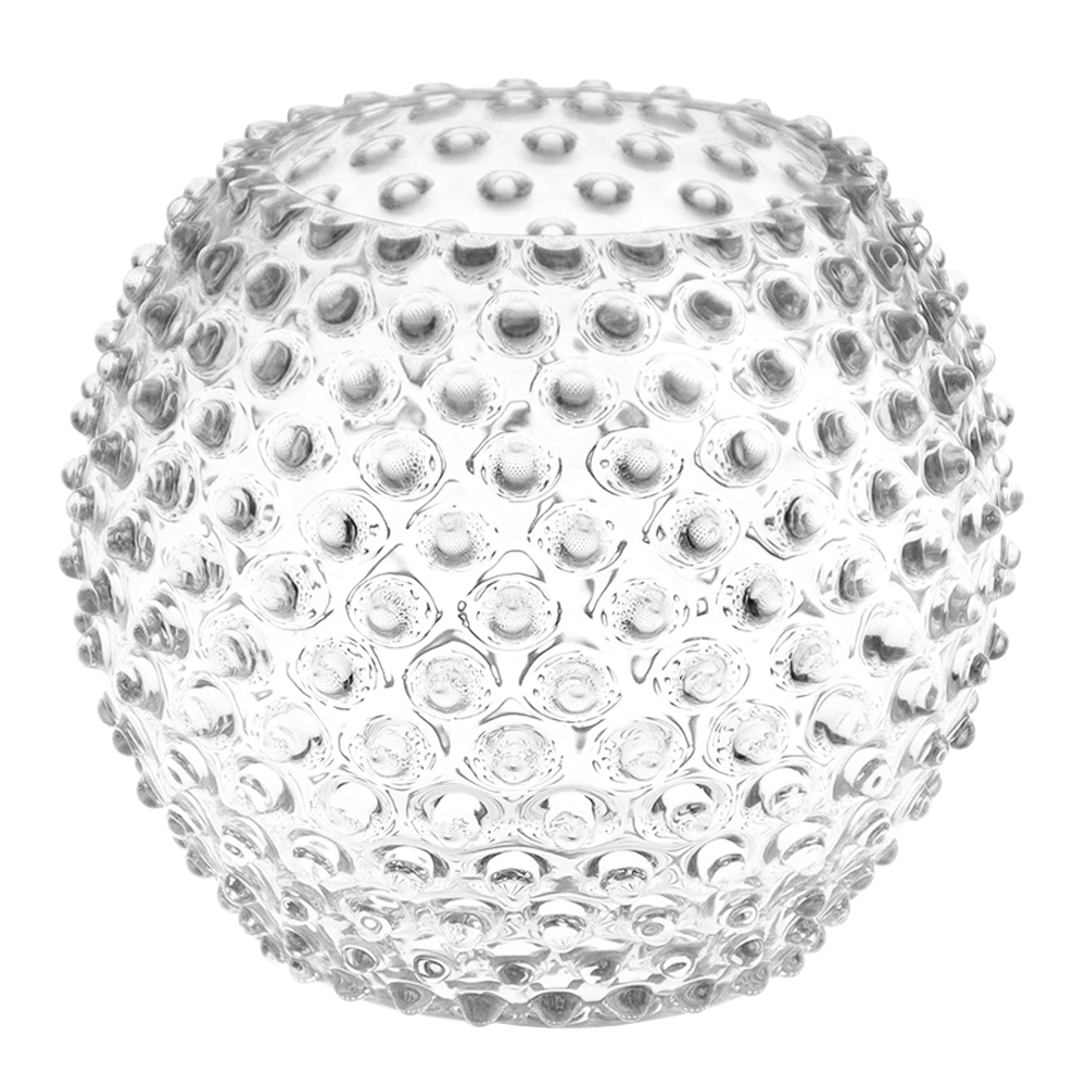 Läs mer om Klimchi - Hobnail Vas 18 cm Crystal