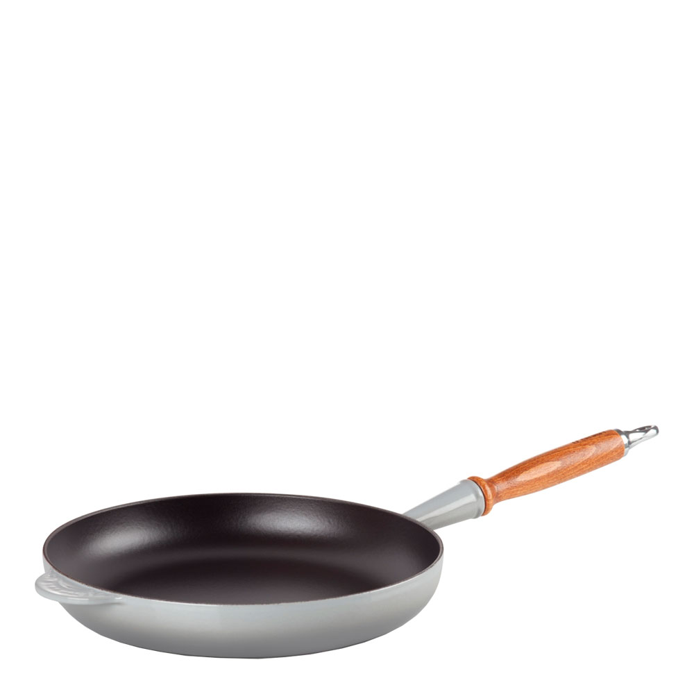 Le Creuset - Stekpanna med trähandtag 28 cm Mist Gray