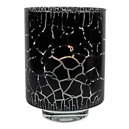 Nybro Crystal Desert Lykt/Vase 21 cm Svart