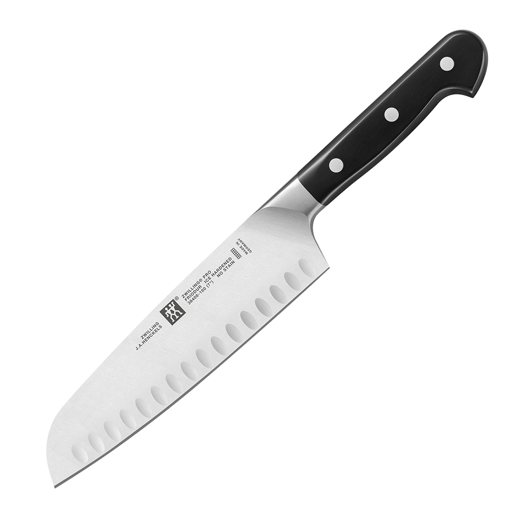 Zwilling Pro Santoku-veitsi 18 cm ovaalihiottu