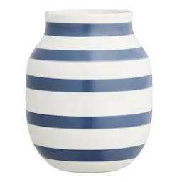 Kähler Design Omaggio Vase 20 cm Stålblå