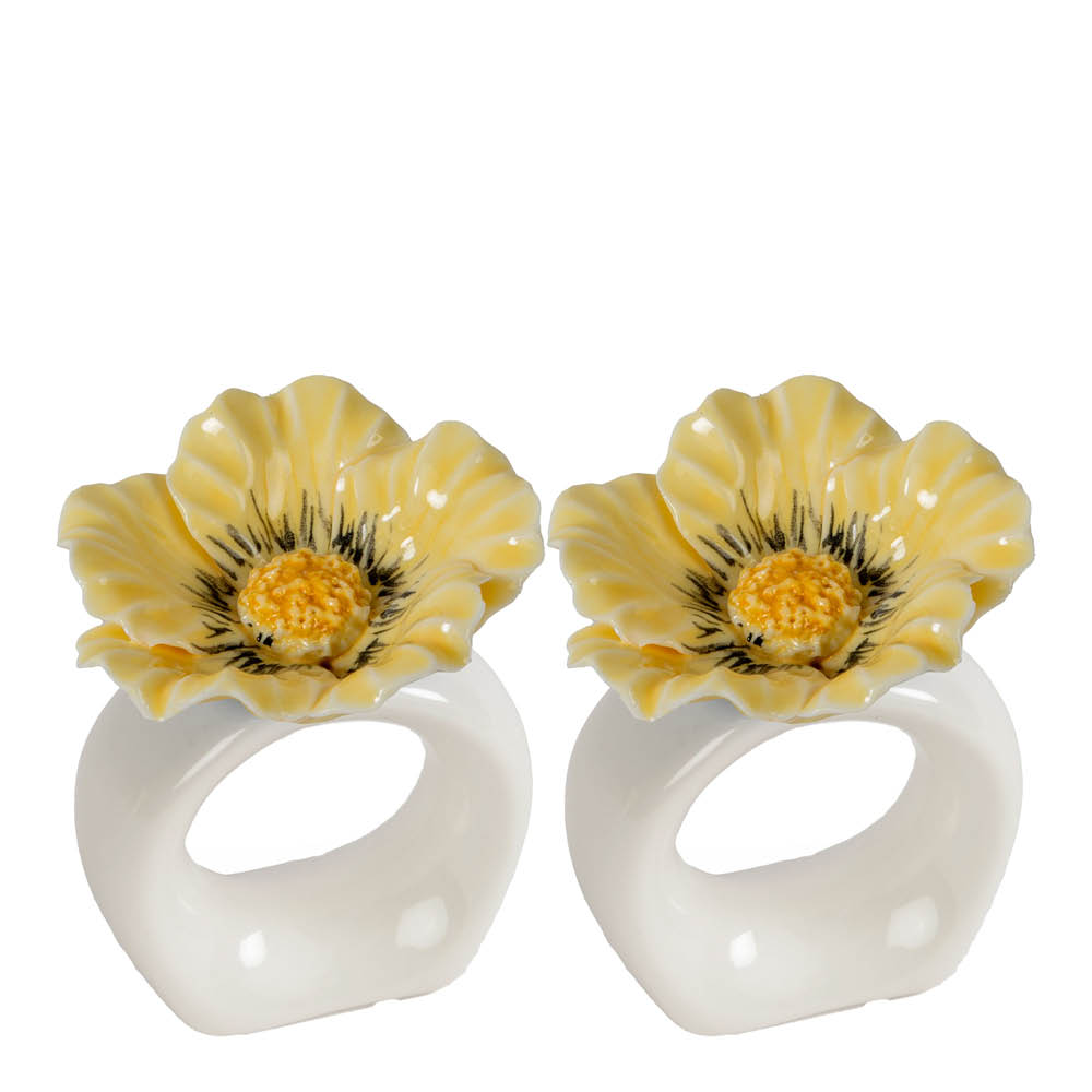 Byon - Poppy Servettring 2-pack Beige