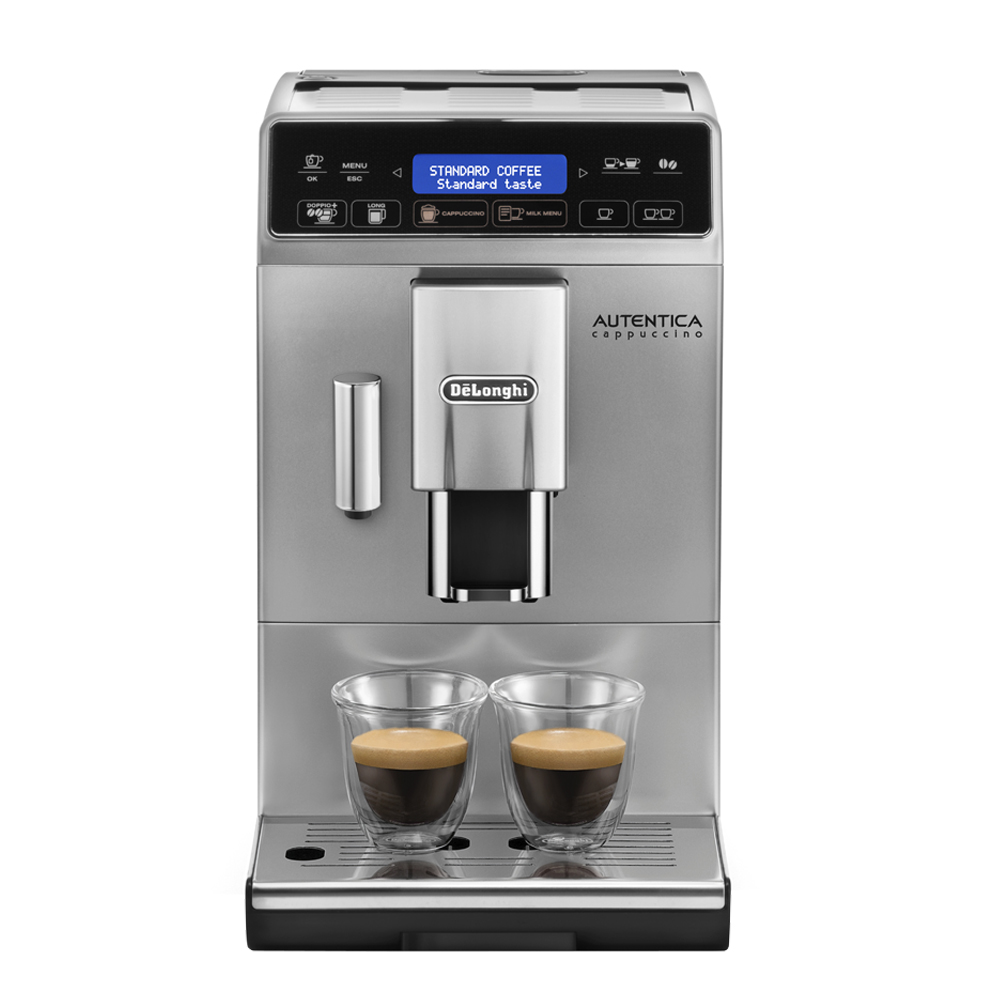 DeLonghi – Autentica Kaffemaskin  Silver/Svart