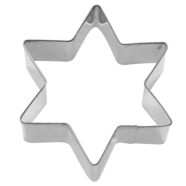Läs mer om Westmark - Pepparkaksform Stjärna 6 cm Silver
