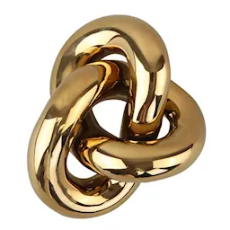 Cooee Knot Table Skulptur 9 x 19 x 15 cm Guld 