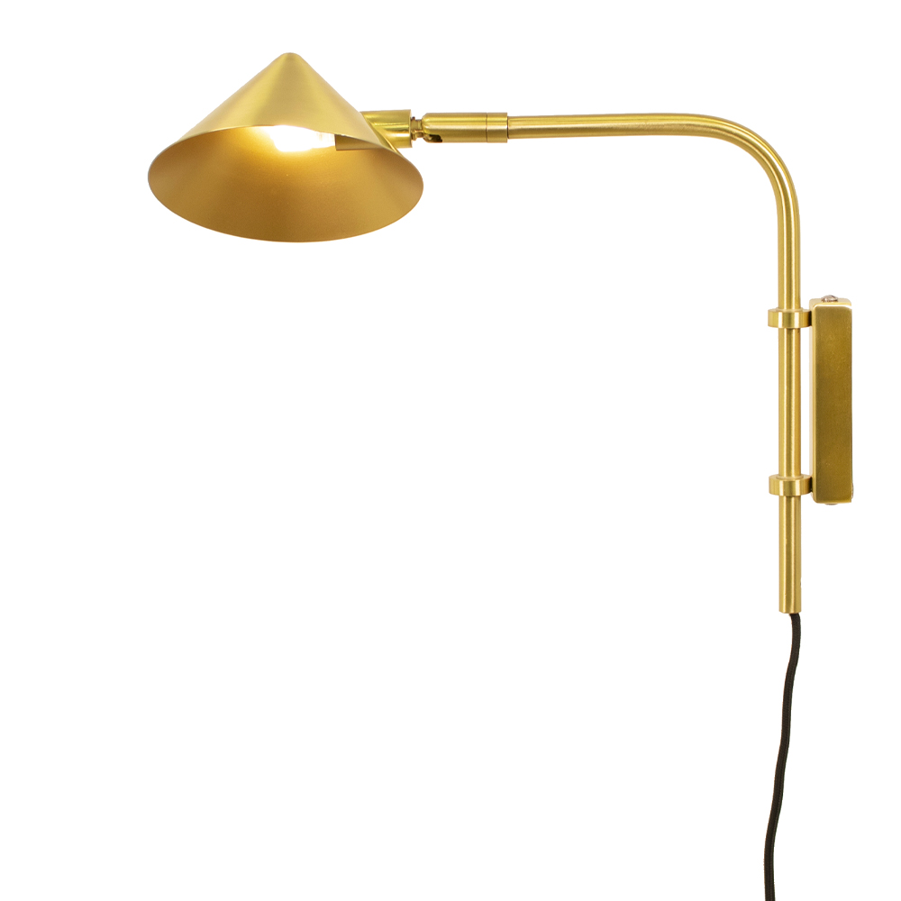 Läs mer om Watt & Veke - Kelly Vägglampa 35 cm Guld