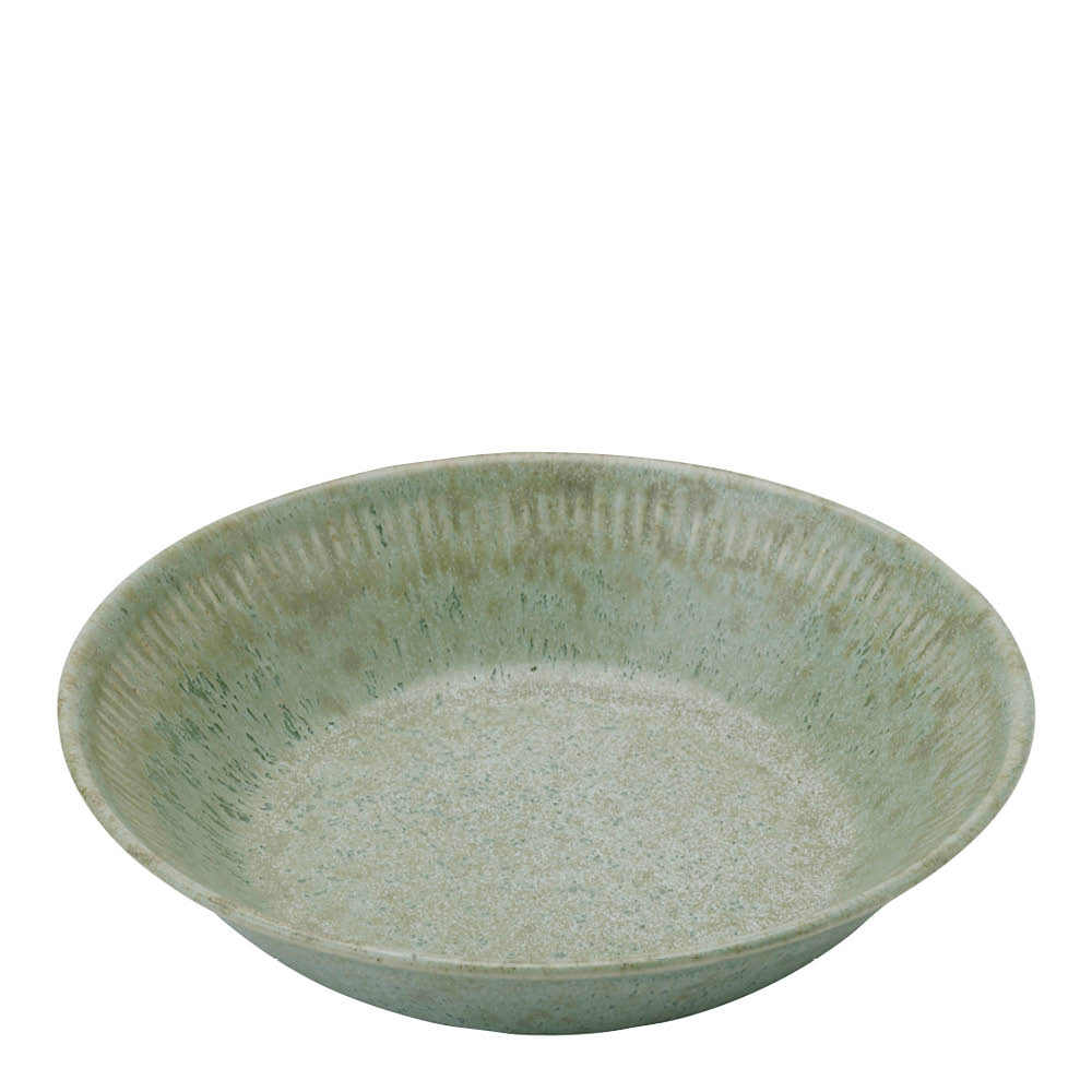 Knabstrup Keramik - Knabstrup Djup Tallrik 18 cm Olive