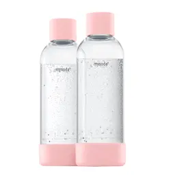 MySoda Flaske til Kullsyremaskin 2-pk 1 L Pink 