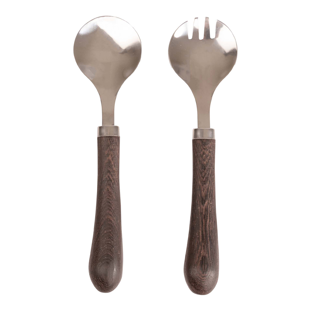 Sagaform - Astrid salatbestikk 23 cm 2 deler tre/rustfritt