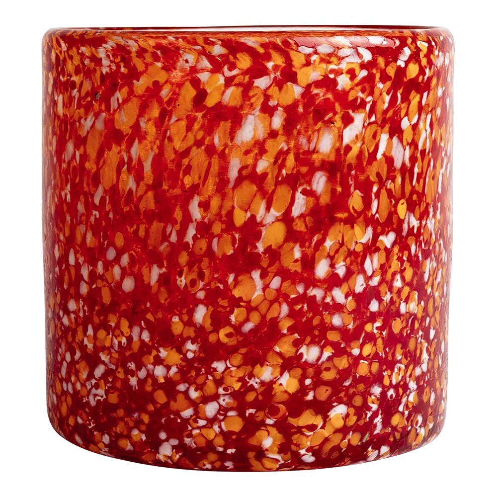 Läs mer om Byon - Calore Ljushållare 15x15 cm Röd/Orange