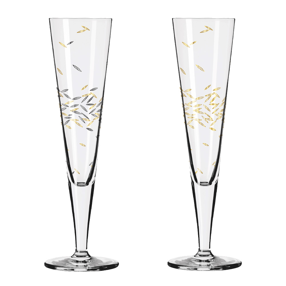 Ritzenhoff – Goldnacht Champagneglas Mix 2-pack Guld