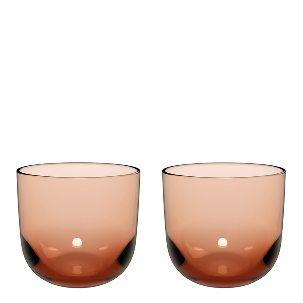 Läs mer om Villeroy & Boch - Vattenglas 28 cl 2-pack Clay