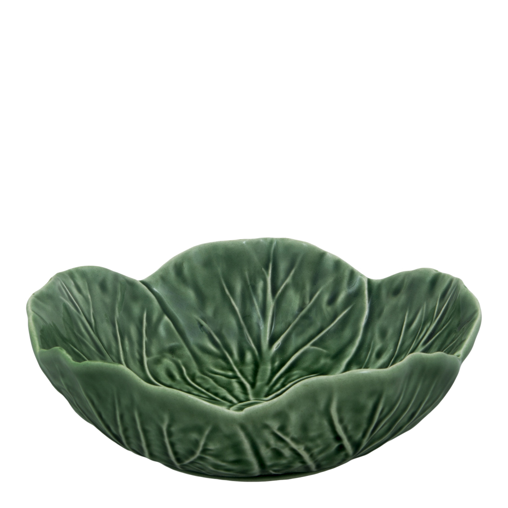 Bordallo Pinheiro Cabbage Skål Kålblad 15 cm Grön