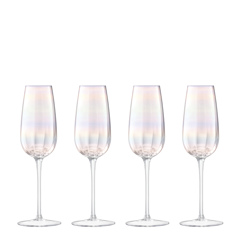 LSA INTERNATIONAL – Pearl Champagneglas 25 cl 4-pack