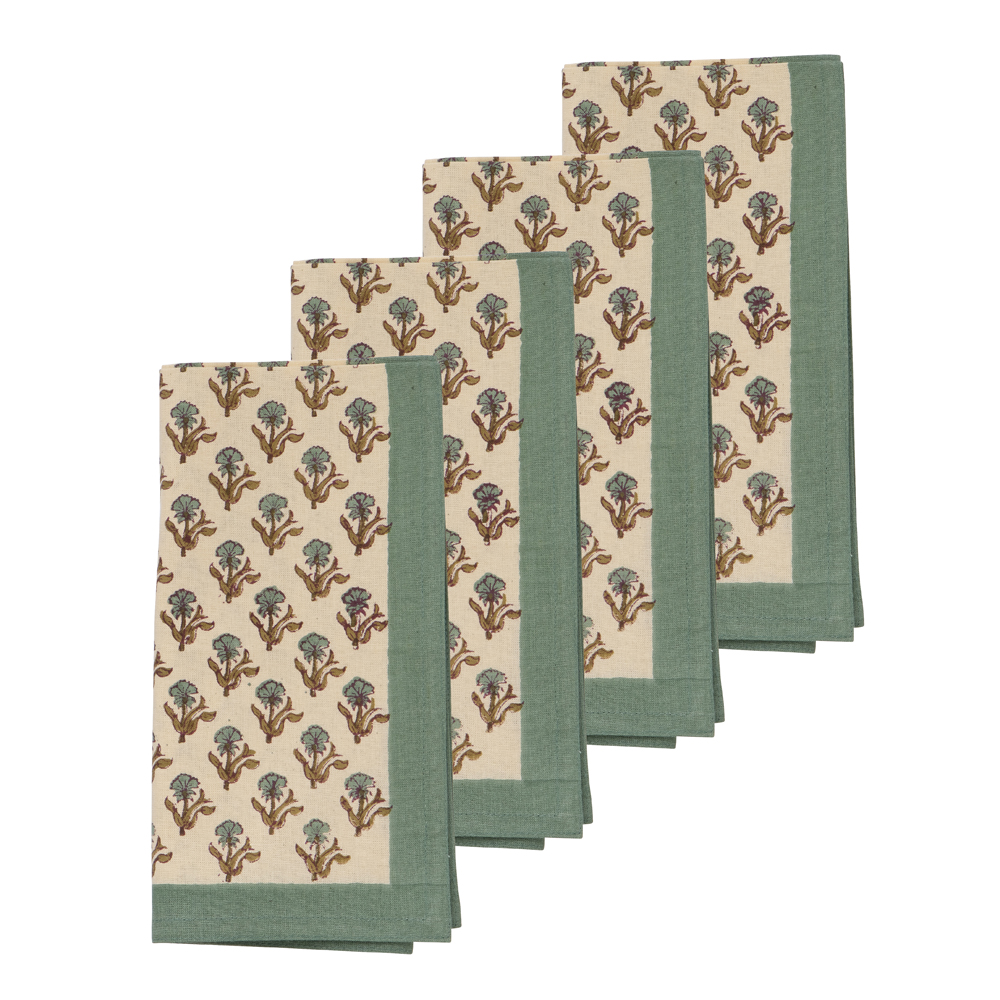 Bungalow Poonam Servett 45×45 cm 4-pack Klöver