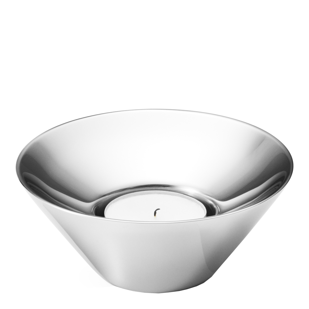 Georg Jensen - Tunes Värmeljushållare 10,2 cm Blankpolerat Rostfritt Stål