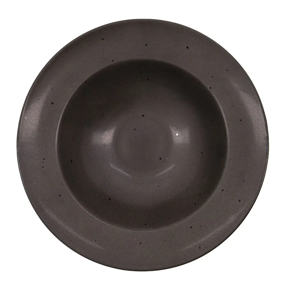 Rustic skål/pastatallerken 26 cm mørk grå