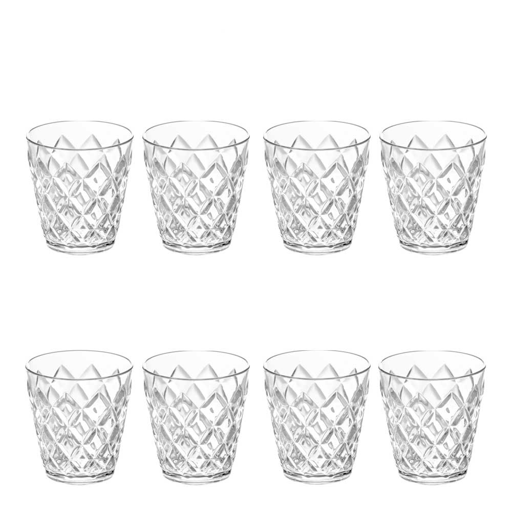 Koziol - Crystal Dricksglas 20 cl 8-pack Klar