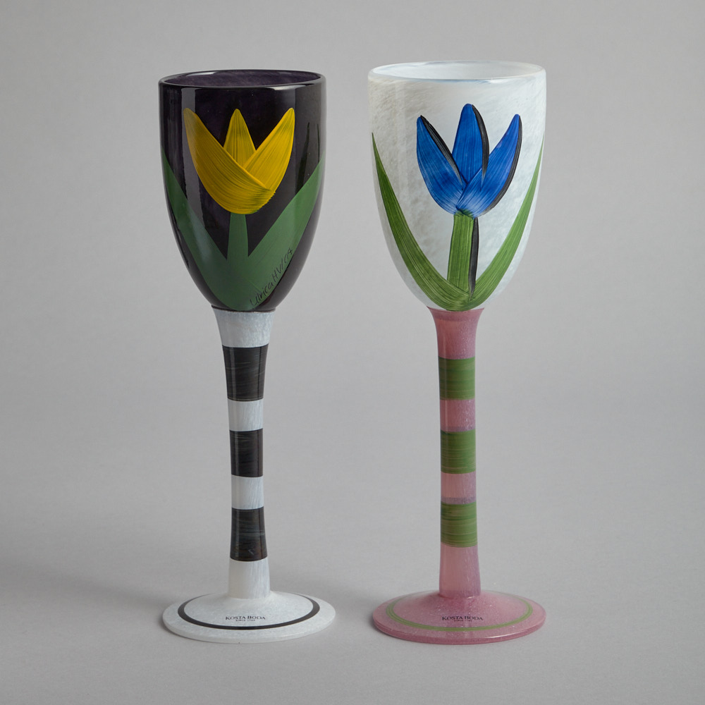 Kosta Boda – SÅLD ”Tulipa” Pokaler 15,5 cm 2 st