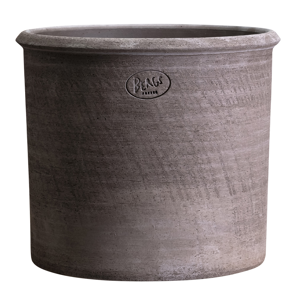 Bergs Potter – Modena Kruka 40 cm Rå Grå