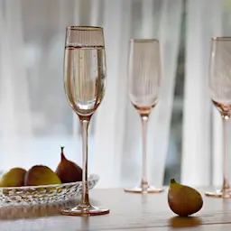 Modern House Champagneglass medkant 22 cl 4-pk Soft Pink  hover