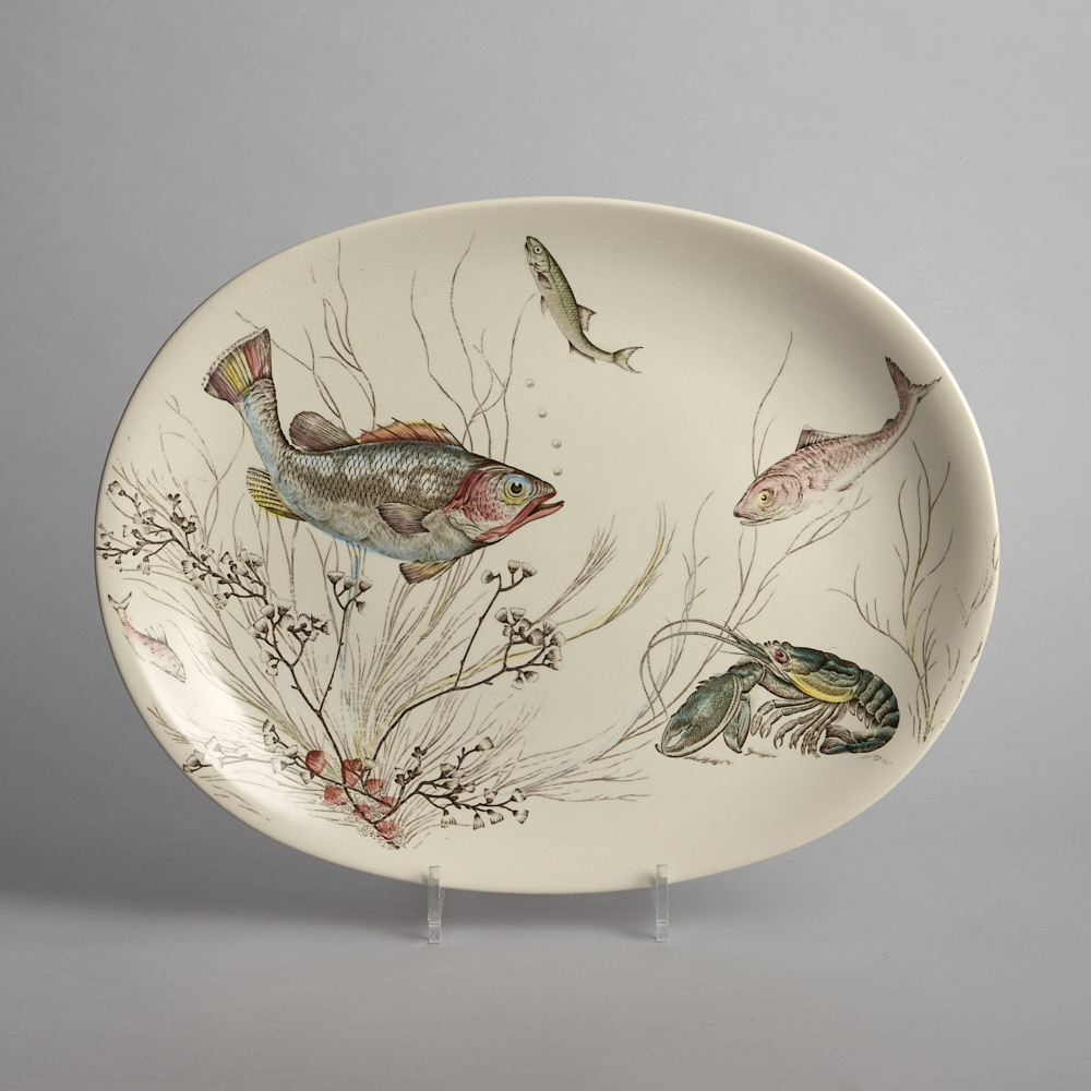 Vintage - "Fish" Serveringsfat Johnson Bros