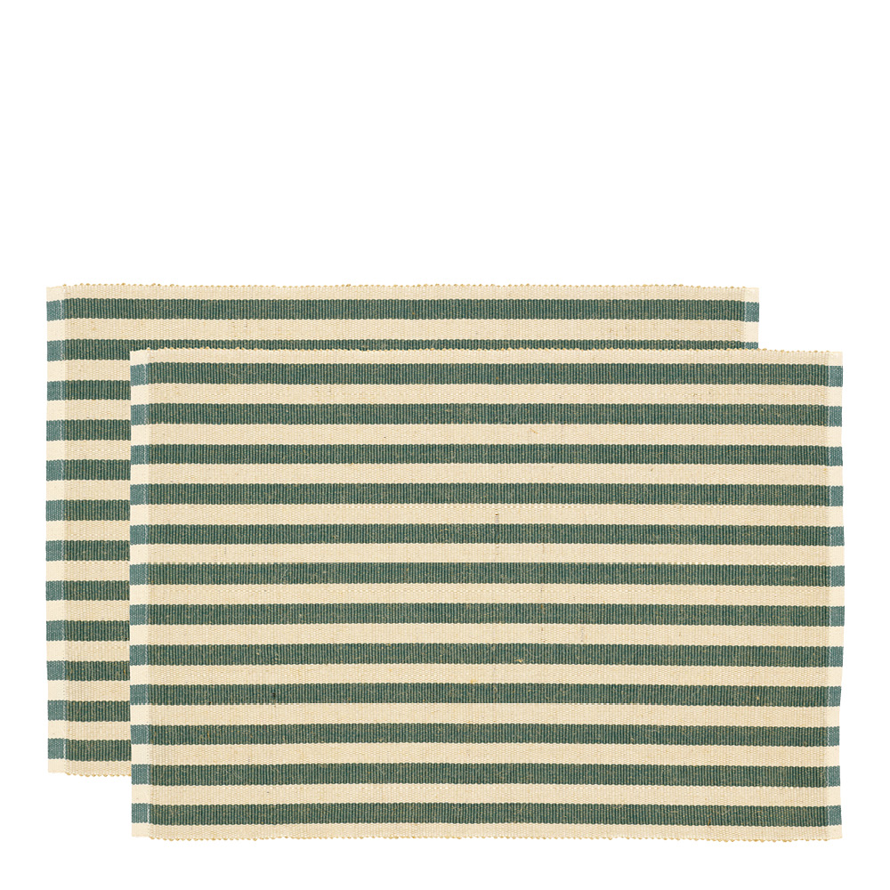 Läs mer om SÖDAHL - Statement Stripe Bordstablett 33x48 cm 2-pack Grön