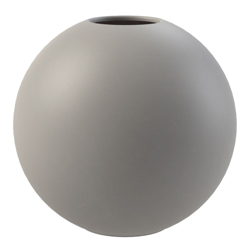 Läs mer om Cooee - Ball Vas 30 cm Grå