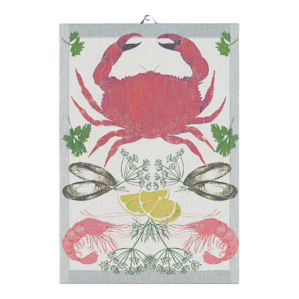 Ekelund – Seafood Handduk 35×50 cm Flerfärgad