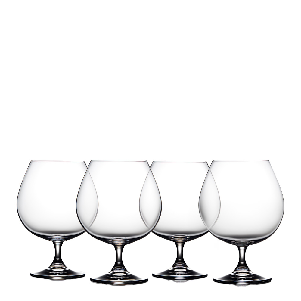 Lyngby Glas – Juvel Cognacsglas 69 cl 4-pack Klar