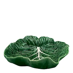 Bordallo Pinheiro Cabbage Skål Kålblad 26 cm Grön