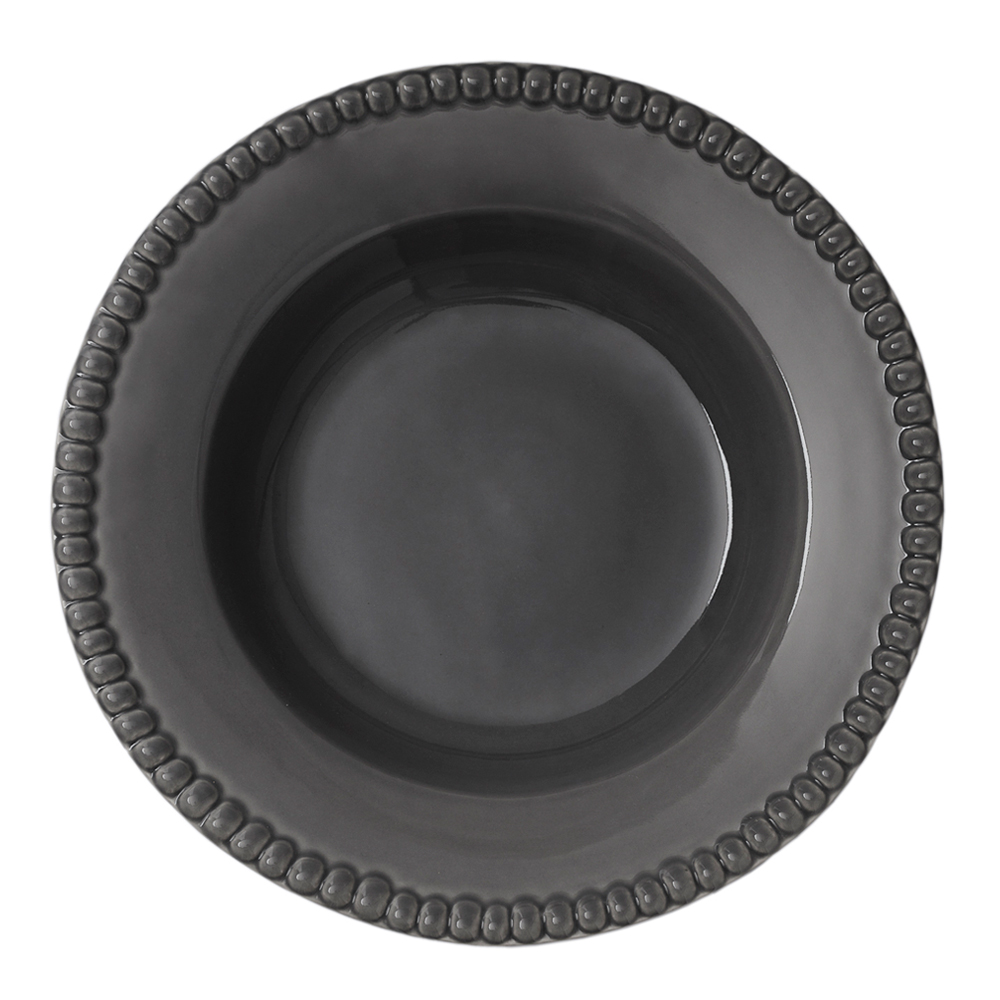 PotteryJo – Daria Tallrik Djup 26 cm Clean grey