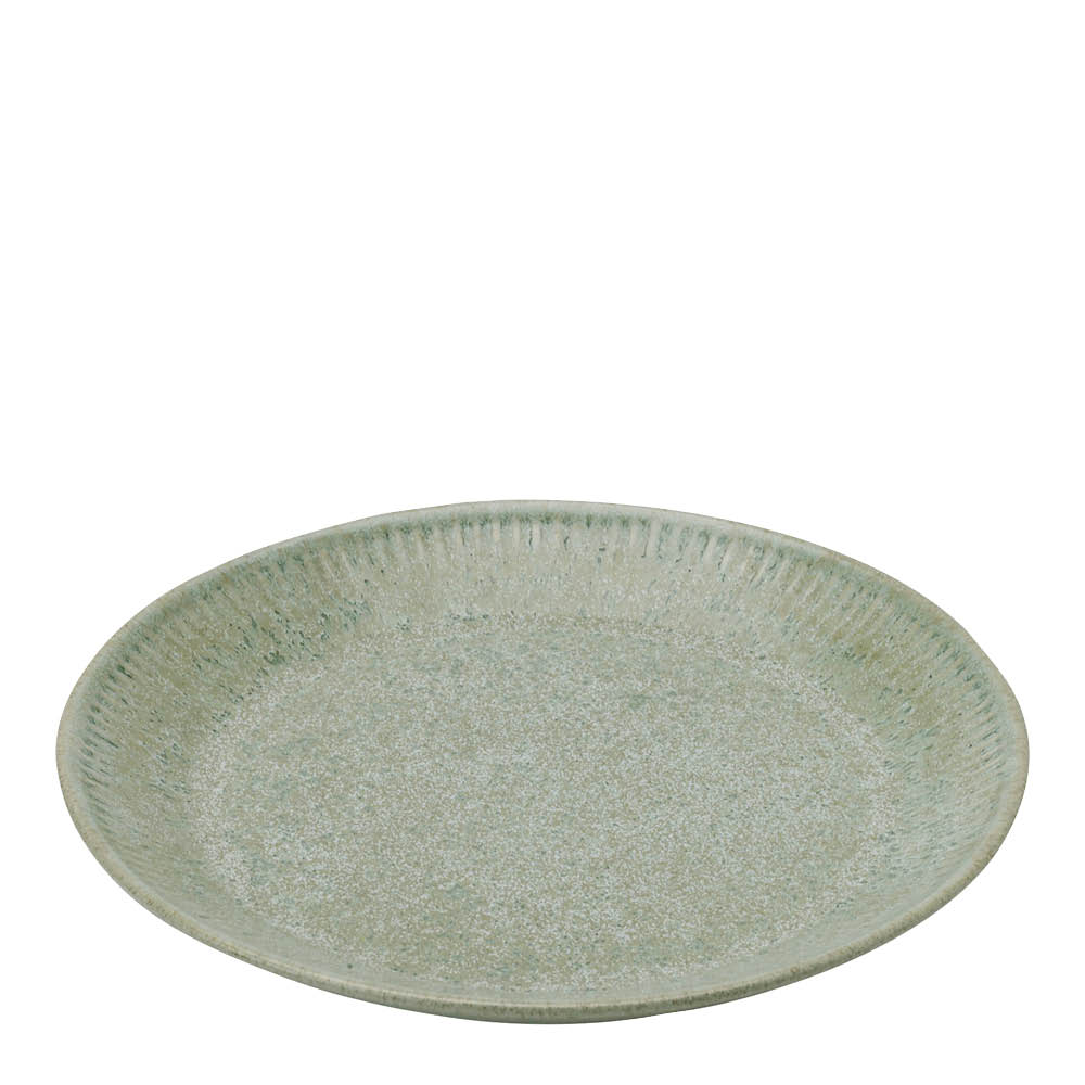 Knabstrup Keramik - Knabstrup Tallrik 19 cm Olive