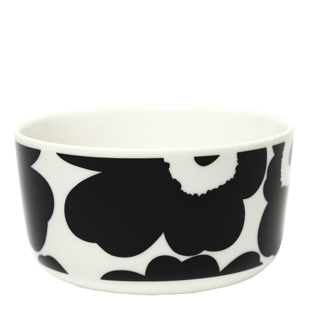 Marimekko Unikko Kulho 50 cl Musta/Valkoinen