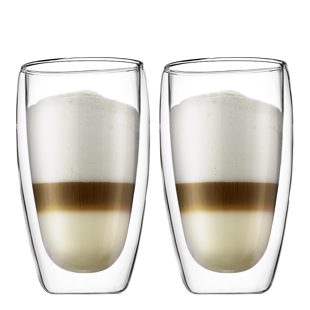 Bodum – Pavina Kaffeglas dubbelväggad 45 cl 2-pack