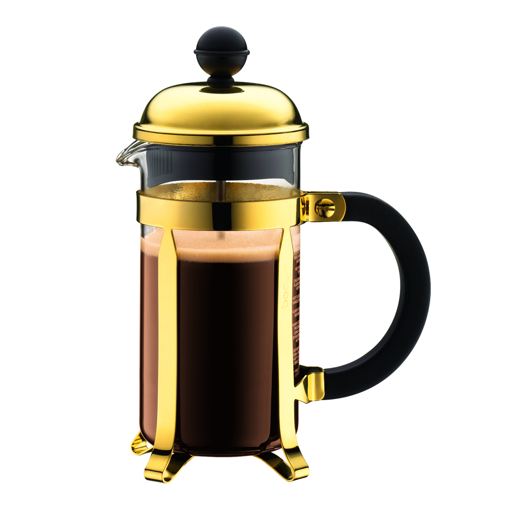 Läs mer om Bodum - Chambord Kaffepress 3 koppar 35 cl Guld
