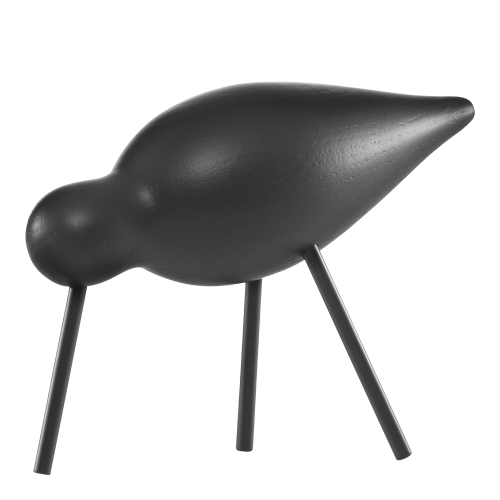 Normann Copenhagen - Shorebird Fågel Mellan 11 cm Svart