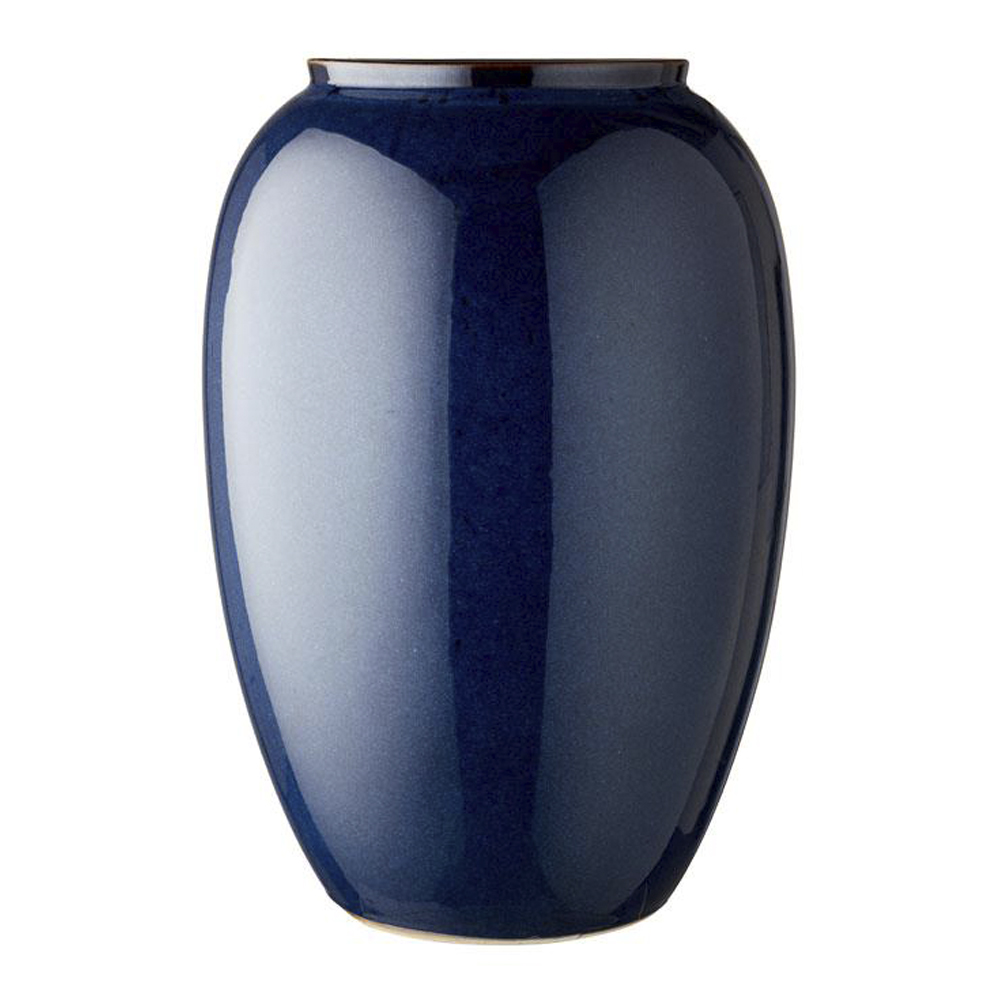 Läs mer om Bitz - Keramikvas 50 cm Mörkblå