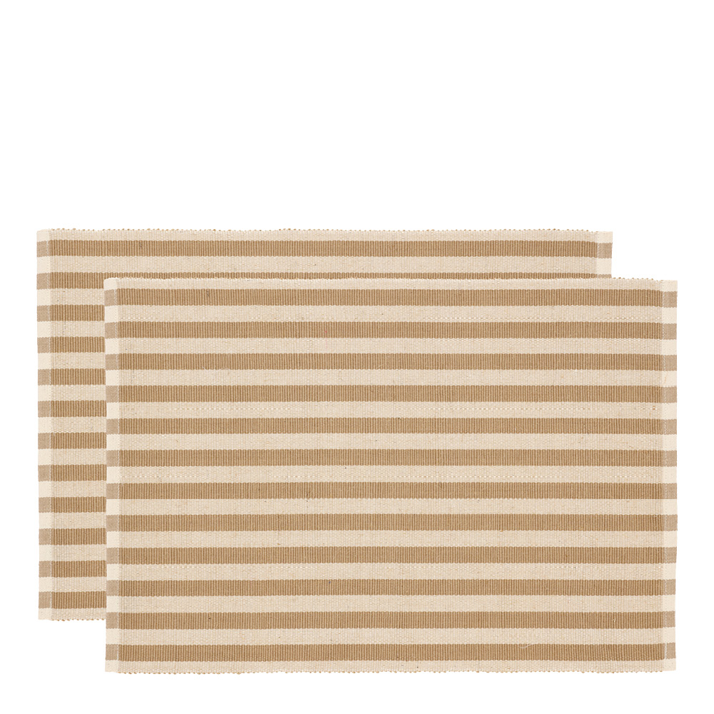 SÖDAHL – Statement Stripe Bordstablett 33×48 cm 2-pack Beige