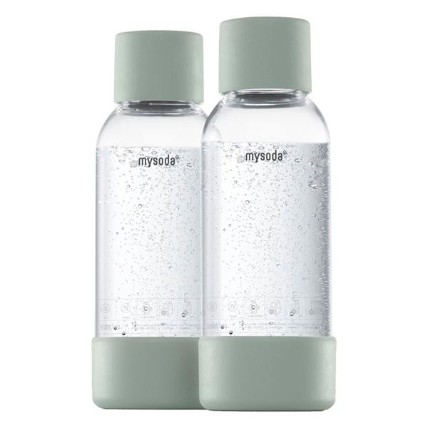 MySoda - Toby drikkeflaske 50 cl 2 stk pigeon grå