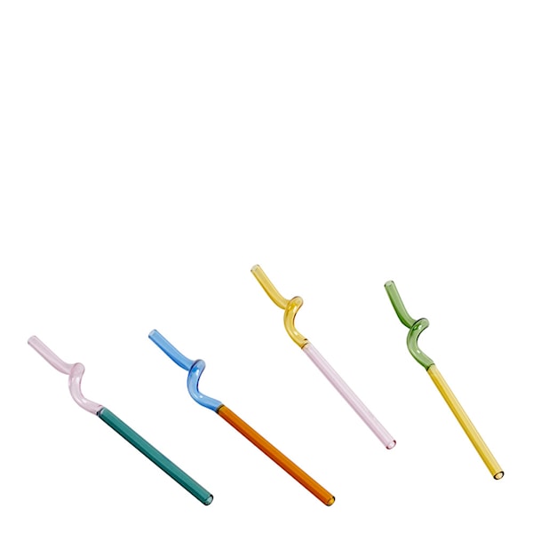 Sip Sugrör 20 cm Glas 4-pack 