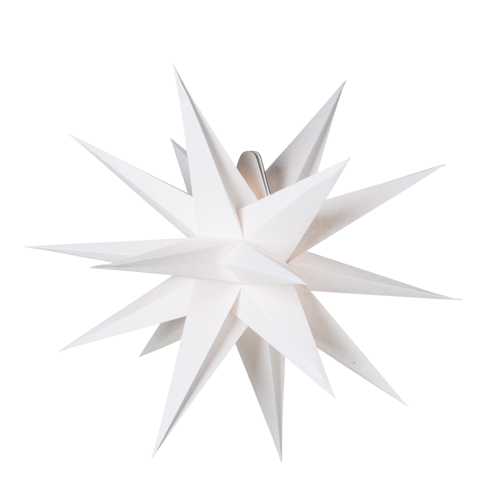Watt & Veke – Sputnik Julstjärna 60 cm Vit
