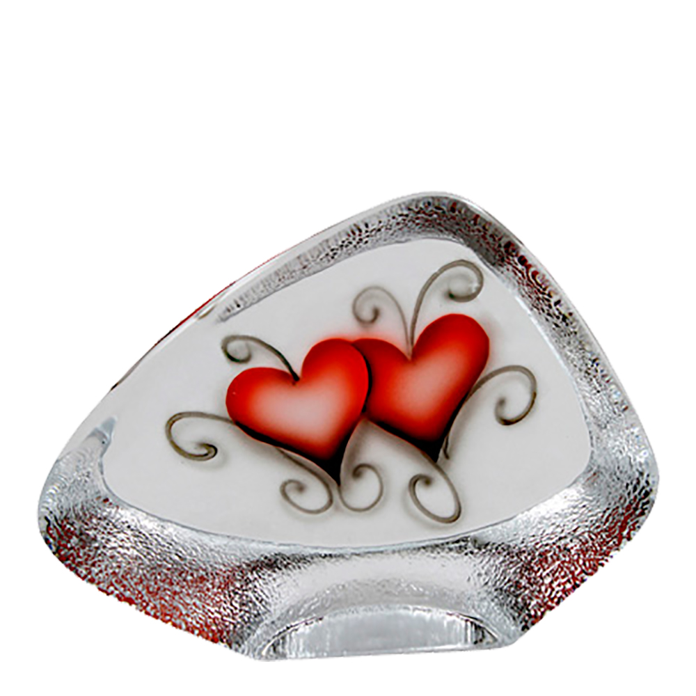 Nybro Crystal - Crystal Ink Block 11x14,5 cm Heart