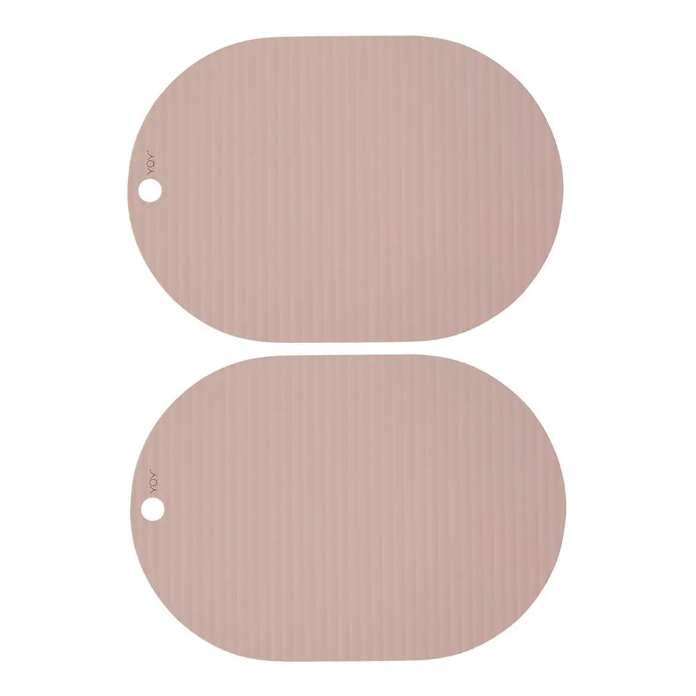 Ribbo Bordbrikke 33x46 cm 2-pk Rosa