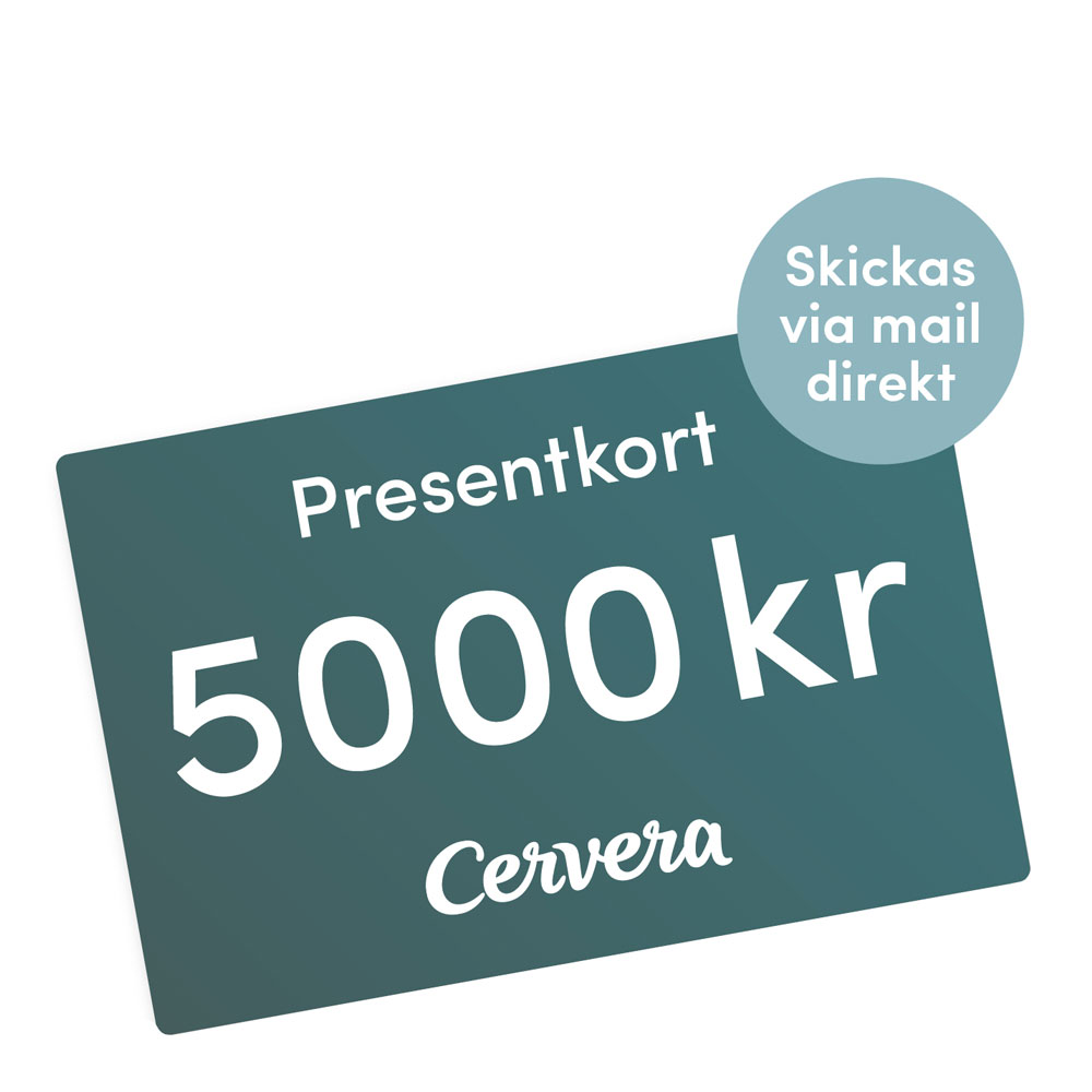 Cervera – Presentkort 5000 kr Digitalt