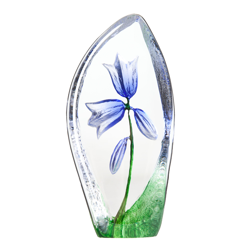 Målerås Glasbruk – Floral Fantasy Blåklocka 11,5 cm Blå